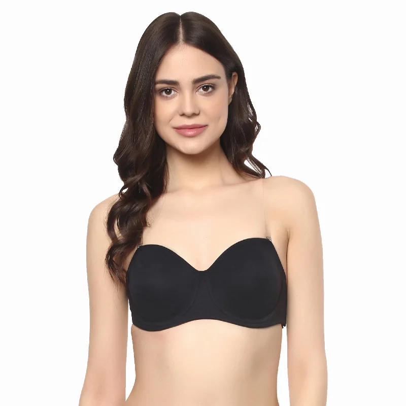 Wired Non Padded Multiway Balconette Bra-CB-322A Classic Wire-Free Bra