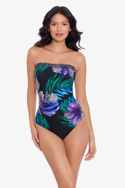 Flora Aura Avanti One Piece Swimsuit Push-Up Bikini Bottoms