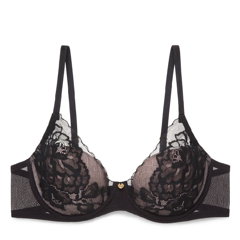 Natori Flora Underwire Contour Bra Lacy Underwire Bra