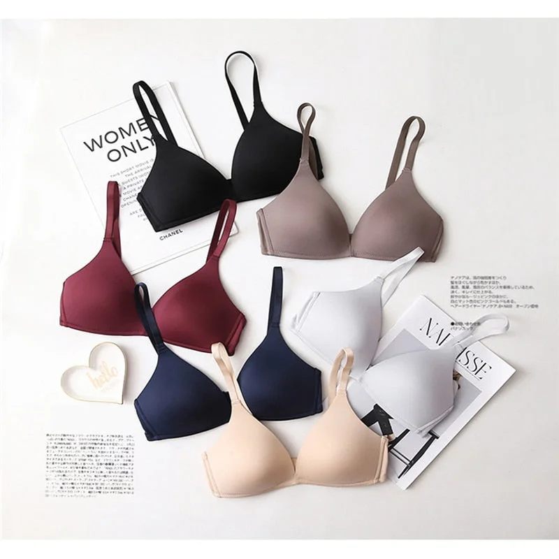 Seamless Bras for Women Smooth Push-Up Bra