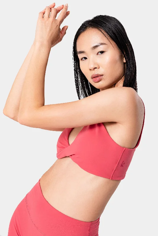 Selene Sports Bra - Holly Berry Padded Push-Up Bra