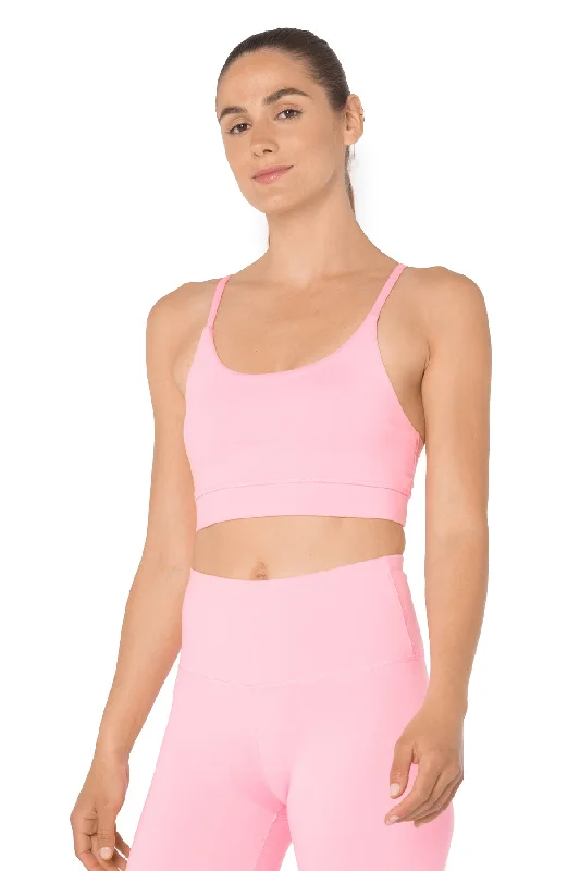 Summer in the City Candy Pink Bra Top Comfortable Active Bra