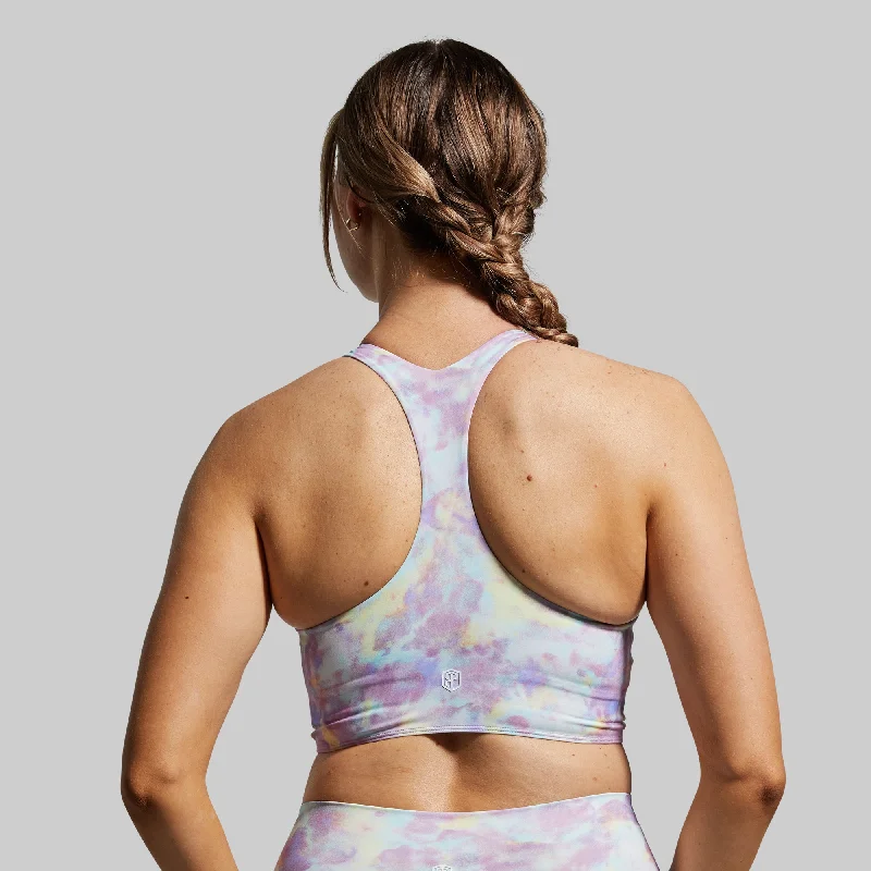 Synergy Cropped Sports Bra (Purple Sky) Sexy Underwire Bra