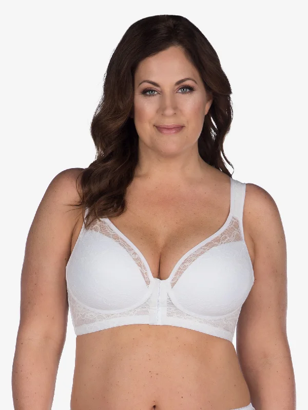 The Grace - Lace Covered Wirefree Posture Bra Adjustable Bra Straps