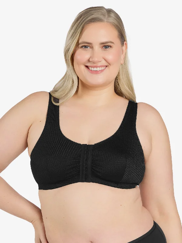 The Marlene - Silky Front-Closure Comfort Bra Classic Wire-Free Bra