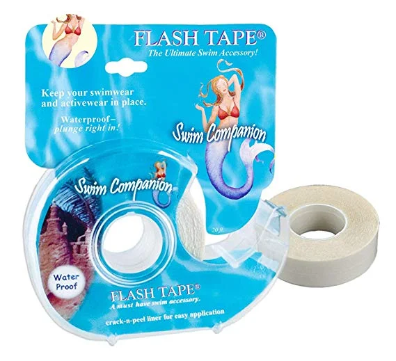 Braza Swim Adhesive Flash Tape 10150 Elegant Ruffled Bikini