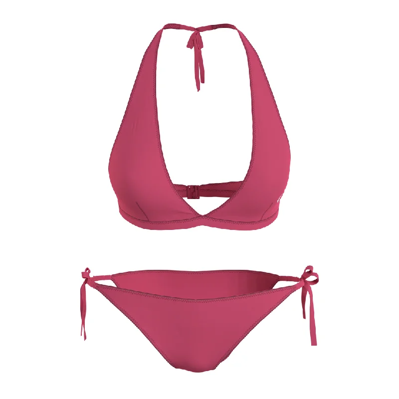 Calvin Klein Halterneck Triangle Swimwear with Side Tie String Sporty Swim Shorts