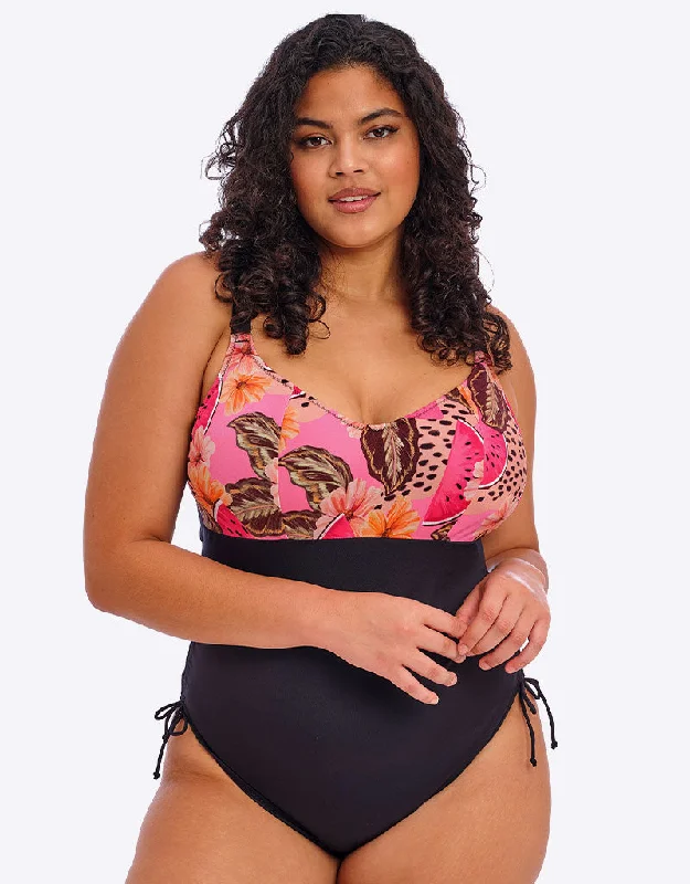 Elomi Cabana Nights Non Wired Swimsuit Multi Sporty Swimwear Bottoms