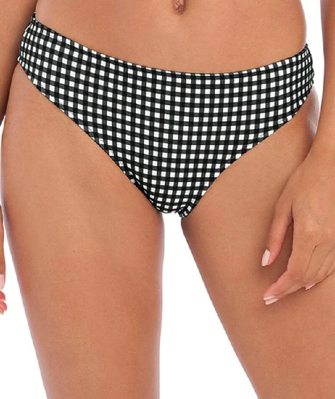 Freya Swim Check In Bikini Brief - Monochrome Reversible Bikini Set