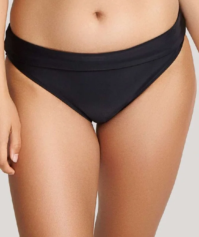 Panache Swimwear Anya Riva Fold Pant - Black Quick-Dry Swimsuit