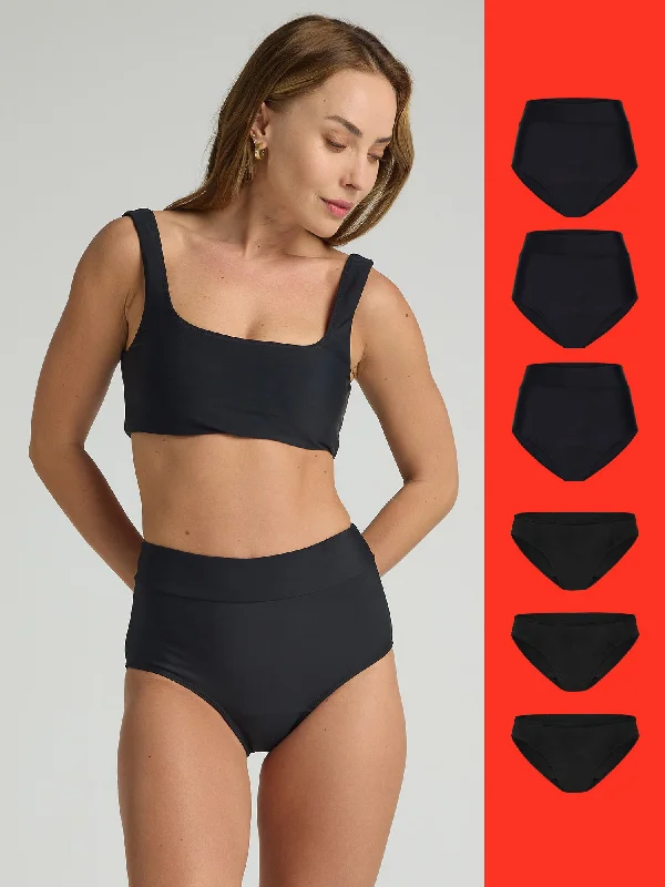 Swim Bottom Bundle Deep-V Swimsuit Design