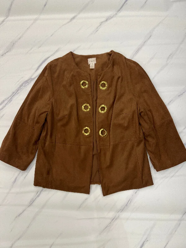 Blazer Jacket By Chicos  Size: S Welt Pockets Slit Pockets Flap Pockets