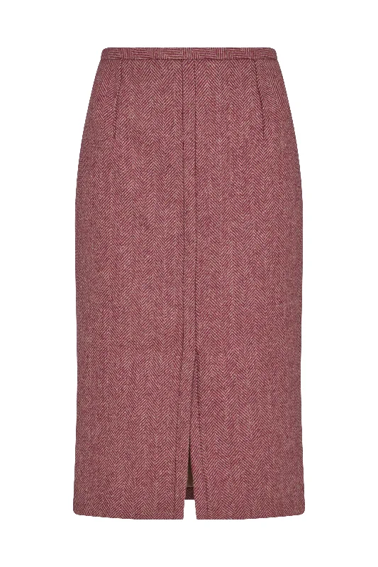 Herringbone Pencil Skirt corduroy skirt cozy