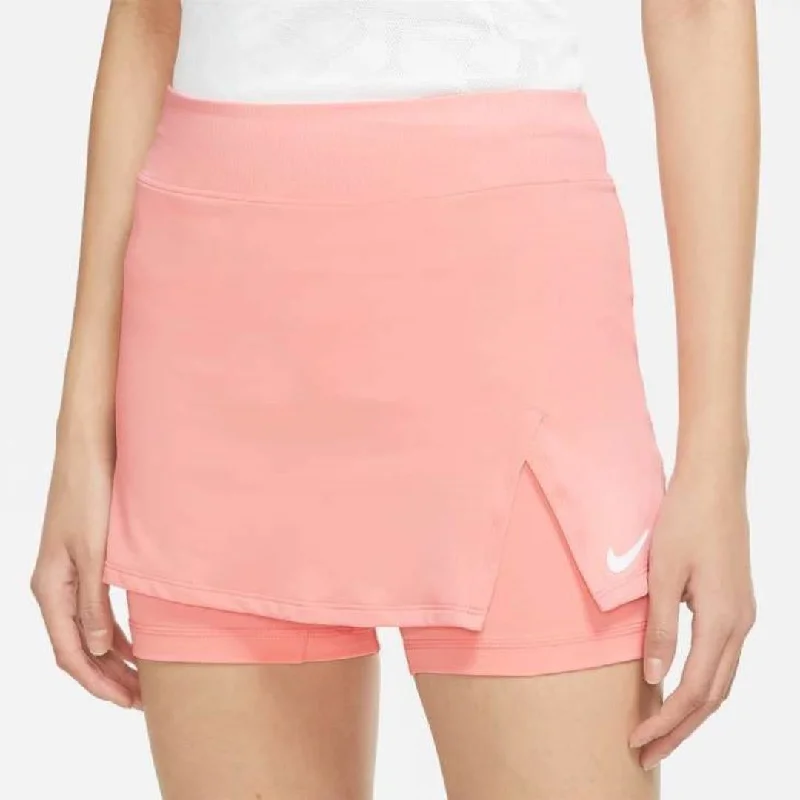 Nike Women's Dri-FIT Victory Stretch Skirt (Coral/White) chiffon skirt airy