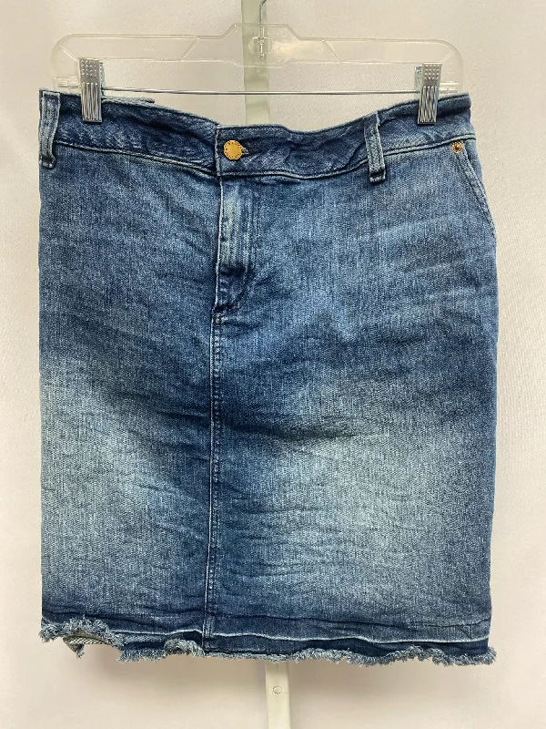 Size 22W Michael Kors Denim Skirt silk skirt elegant