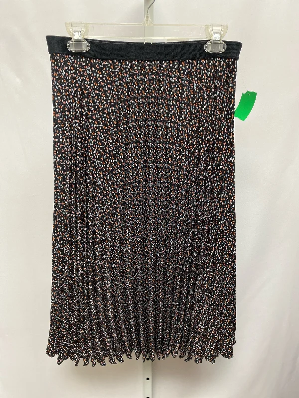 Size Large Max Studio Black Print Skirt corduroy skirt durable